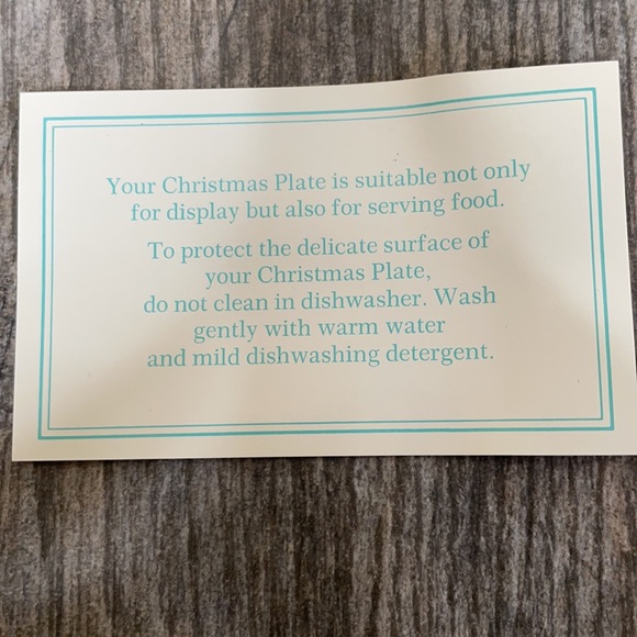 Vintage Avon Christmas Plate 1973 With Orig Box - Picture 6 of 7